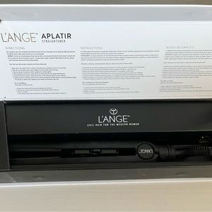 L’ange Hair Straightener in original box - black